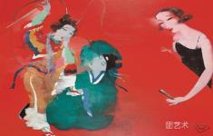 张东红 版画作品系列之《戏人NO2》现7.5折秒杀出售！一张抢拍！